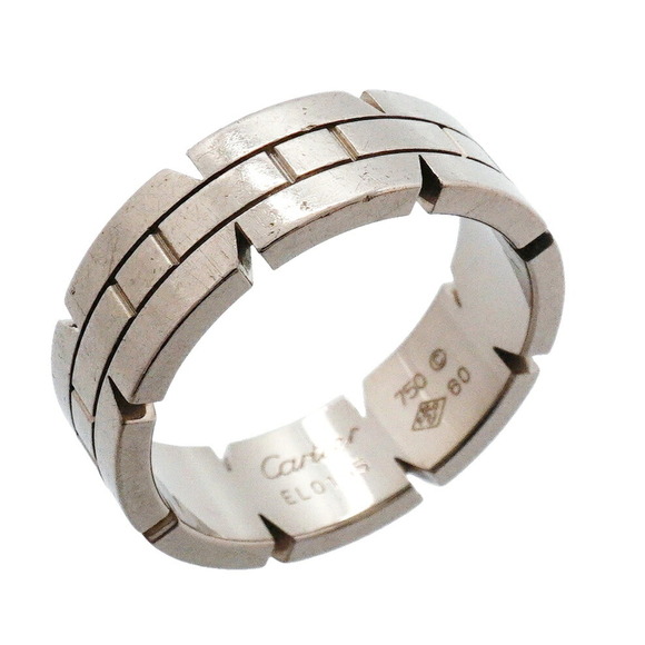 CARTIER Jewelry - Cartier Tank Française Ring, 18K White Gold, Size 60, Men's